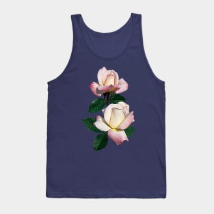 Roses - Pale Pink Rosebuds Variety Pristine Tank Top